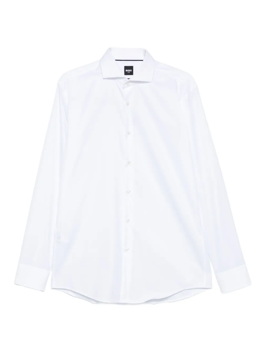 BOSS long-sleeve button-fastening shirt | White | Image 1