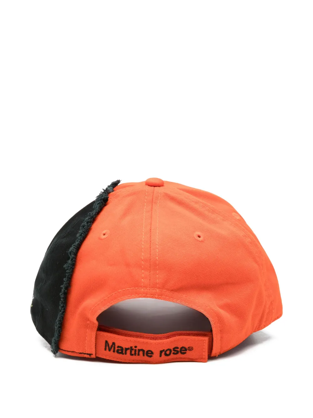 Martine Rose two-tone frayed-edge cap | Image 2