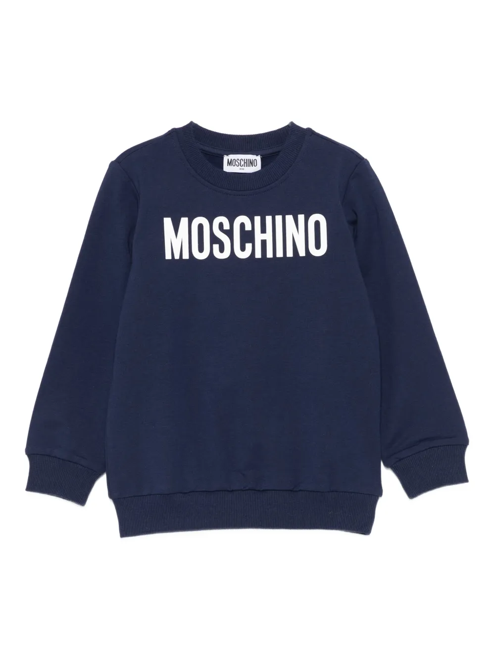 Moschino Kids logo-print sweatshirt | Blue | Image 1