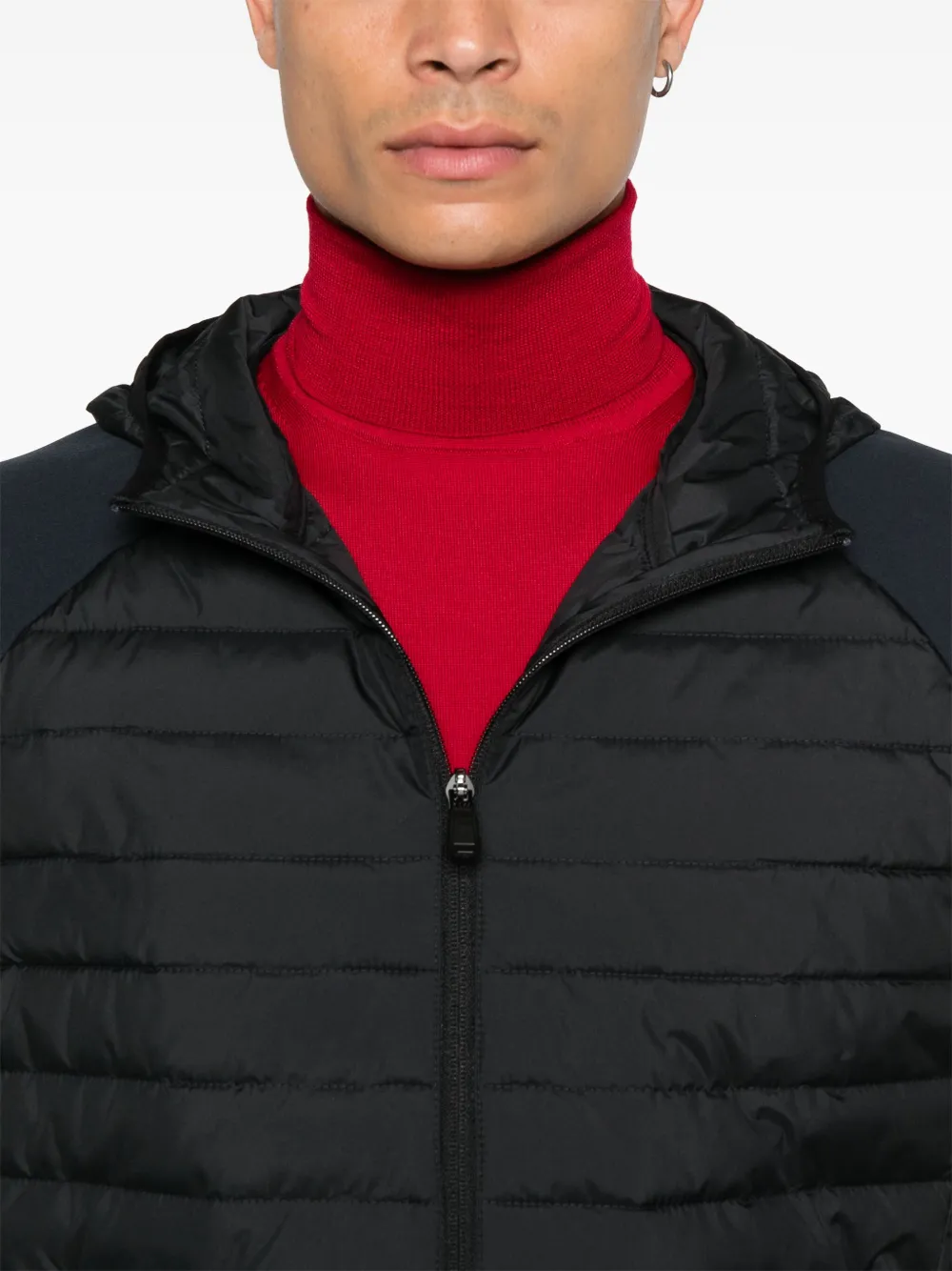 BOSS Gewatteerd jack Blauw