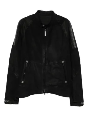 Rick Owens Classic Flight Button Bomber Jacket | Black | FARFETCH