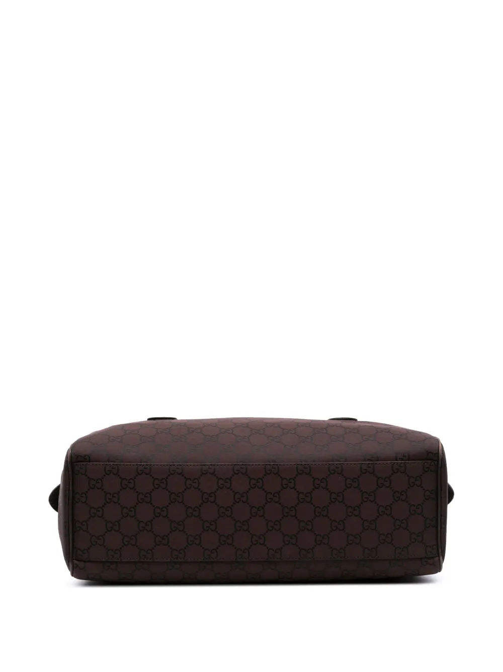 Pre-owned Gucci 2016-2025 Gg Canvas Boston Bag In Brown