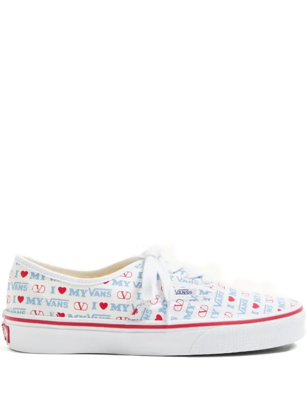 Valentino Garavani x Vans Love プリント スニーカー | ホワイト 