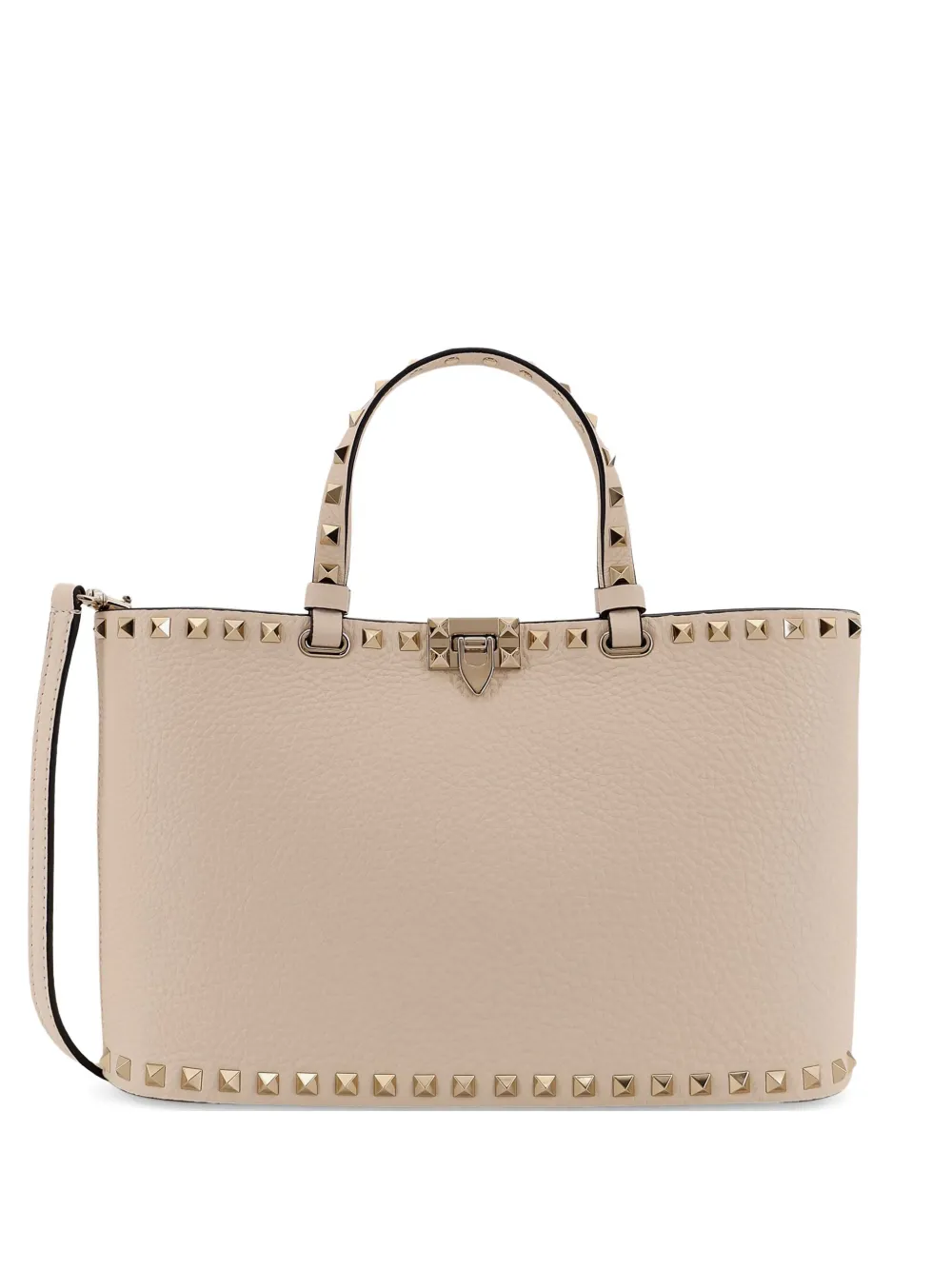 Valentino Garavani small Rockstud tote bag Beige