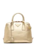 Prada Pre-Owned 2010-2025 Small Saffiano Lux Promenade satchel - Gold