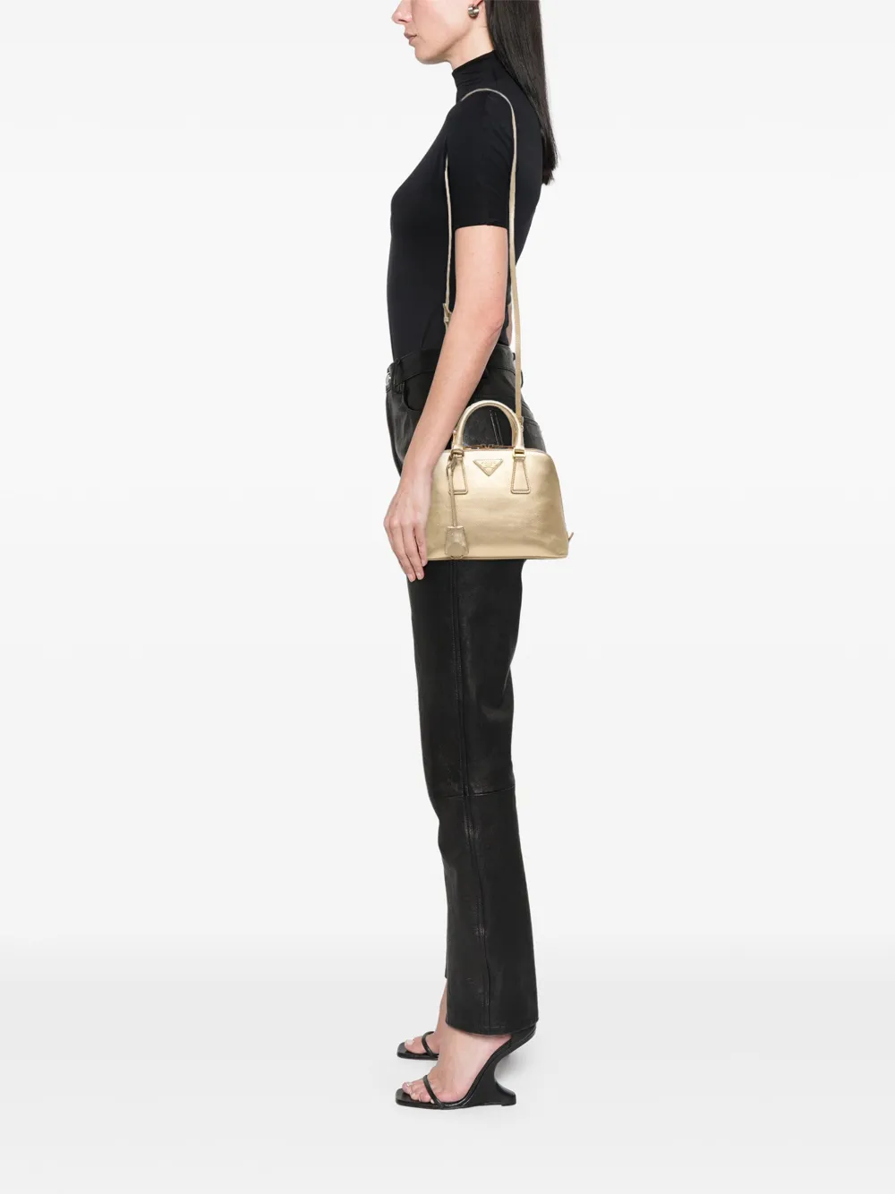 Prada Pre-Owned 2010-2025 Small Saffiano Lux Promenade satchel | Pre-Owned | Image 2