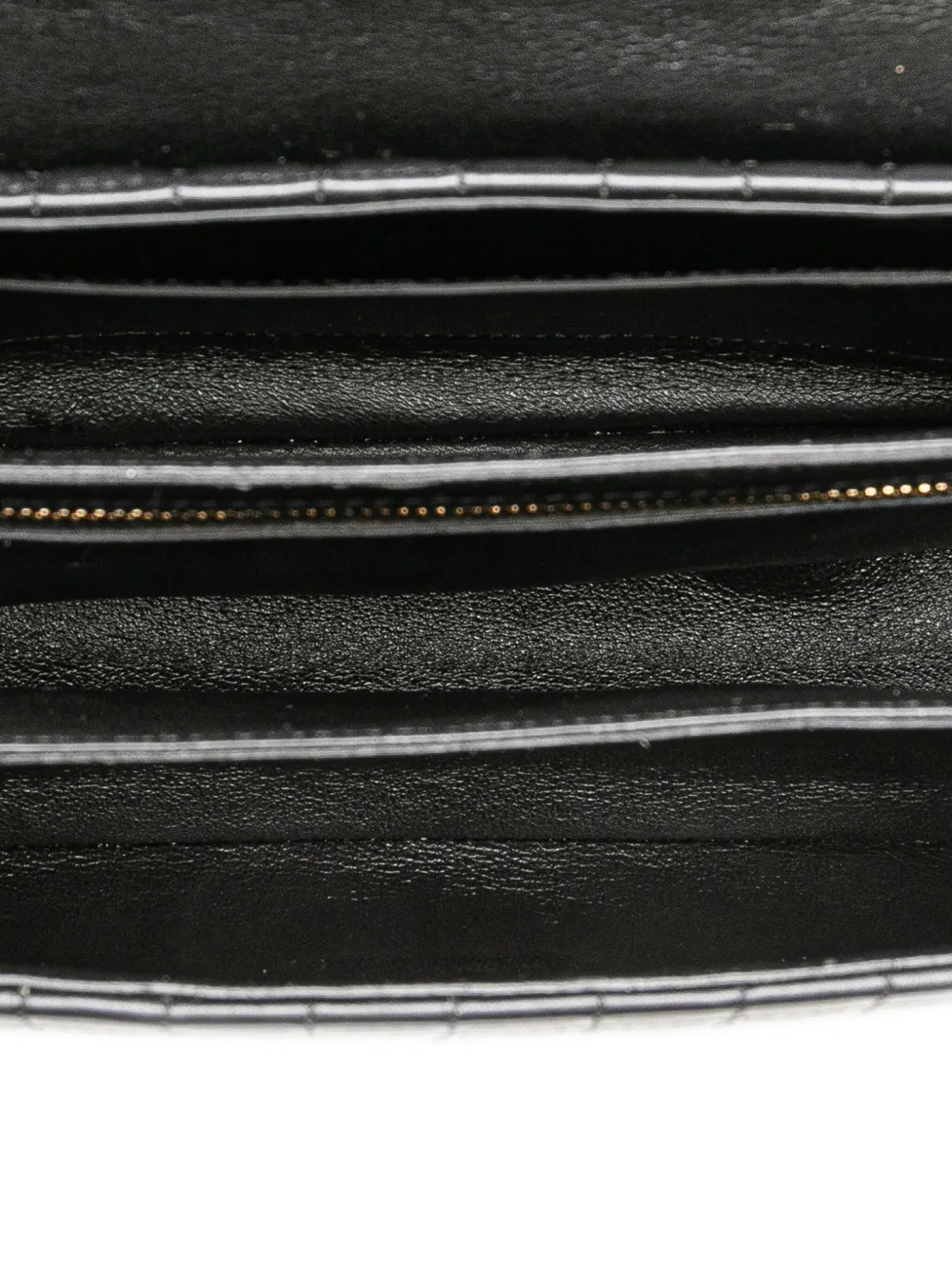 Pre-owned Celine 2018 Medium Quilted Calfskin C Crossbody Bag In Black
