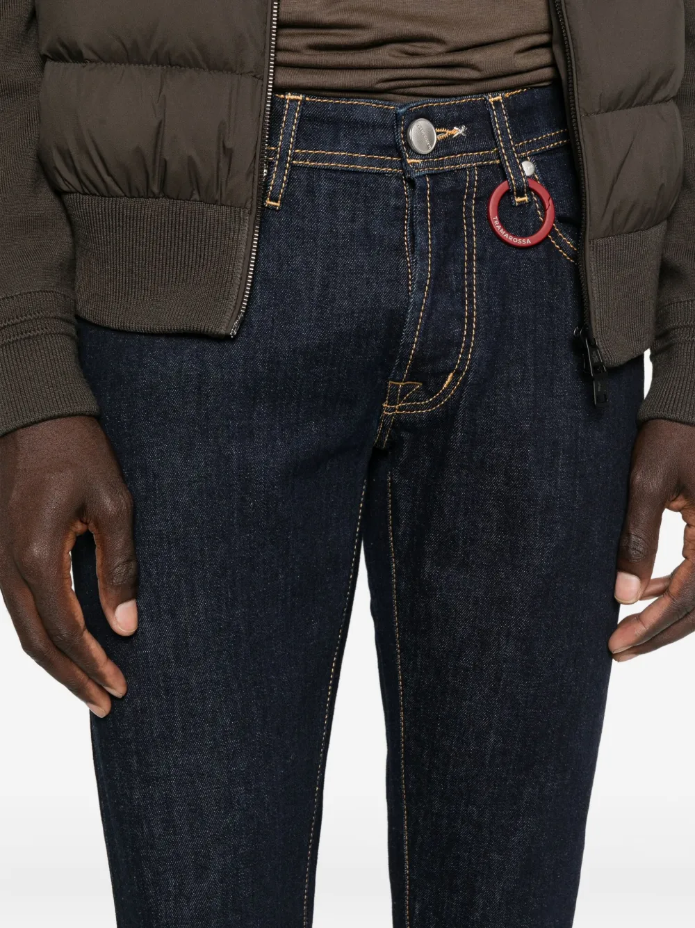 Sartoria Tramarossa Cotton Jeans In Black