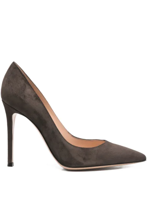 Gianvito Rossi pointed-toe suede pumps