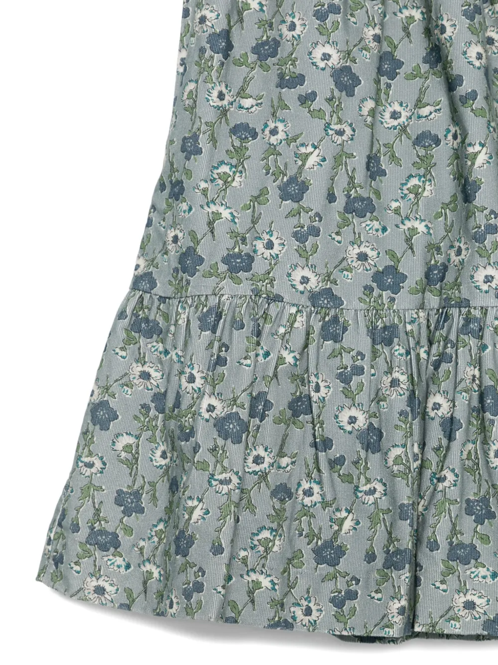Bonpoint floral ruffled skirt Blauw
