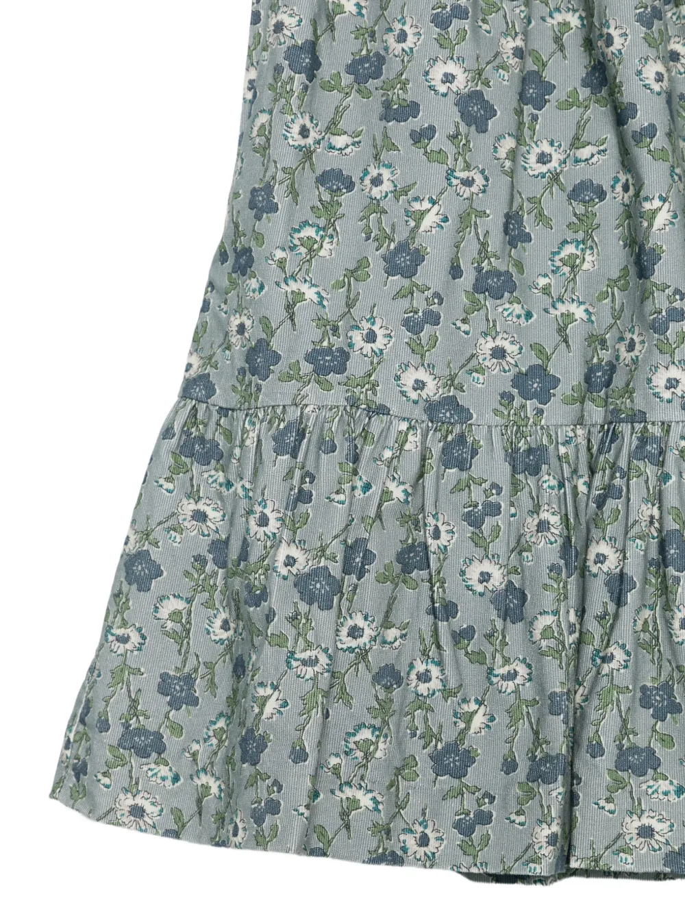  Bonpoint Floral Ruffled Skirt - Blue 