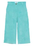 MSGM Kids corduroy trousers - Blue