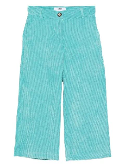 MSGM Kids corduroy trousers