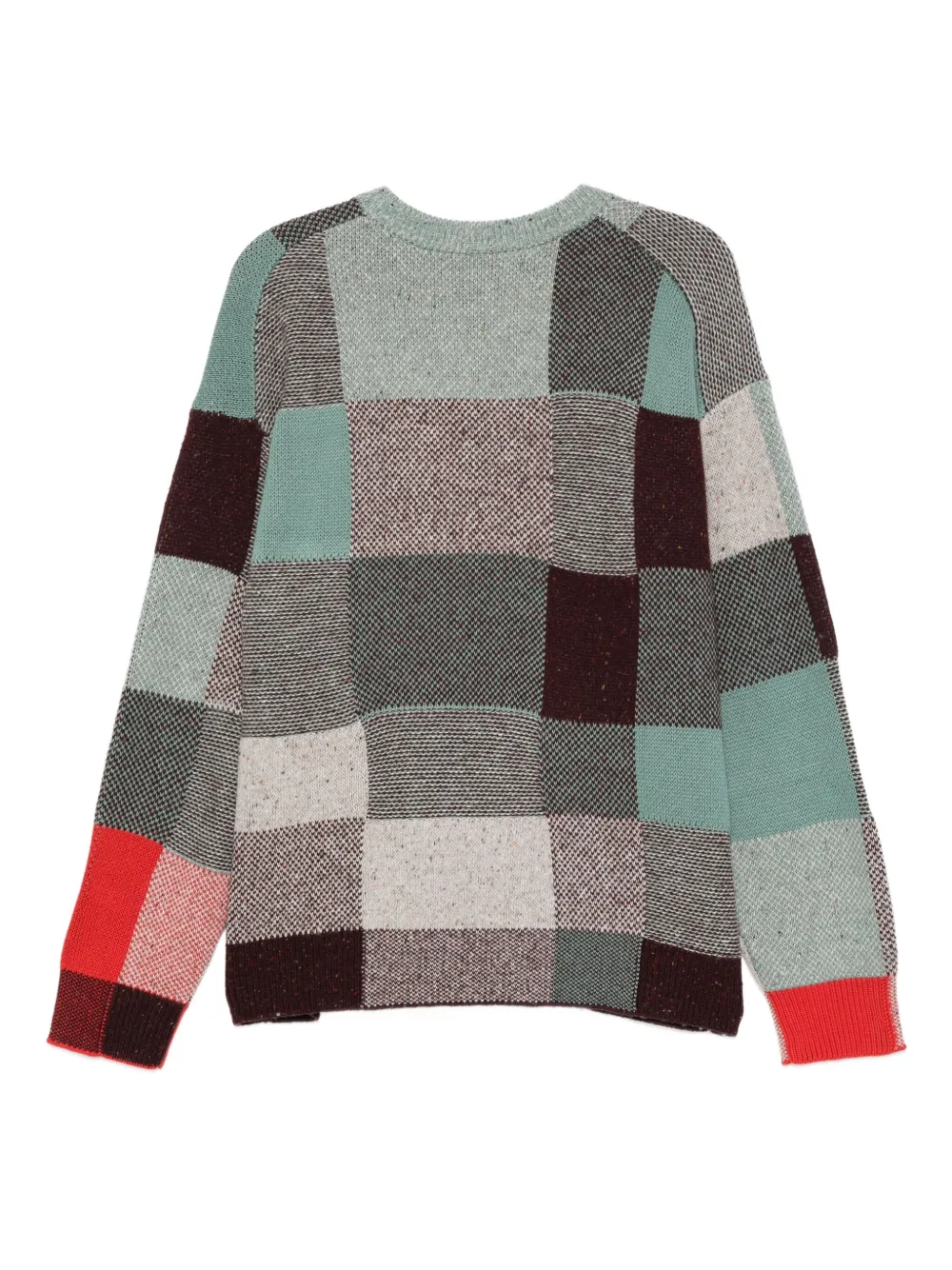 PS Paul Smith Trui met patchwork - Groen