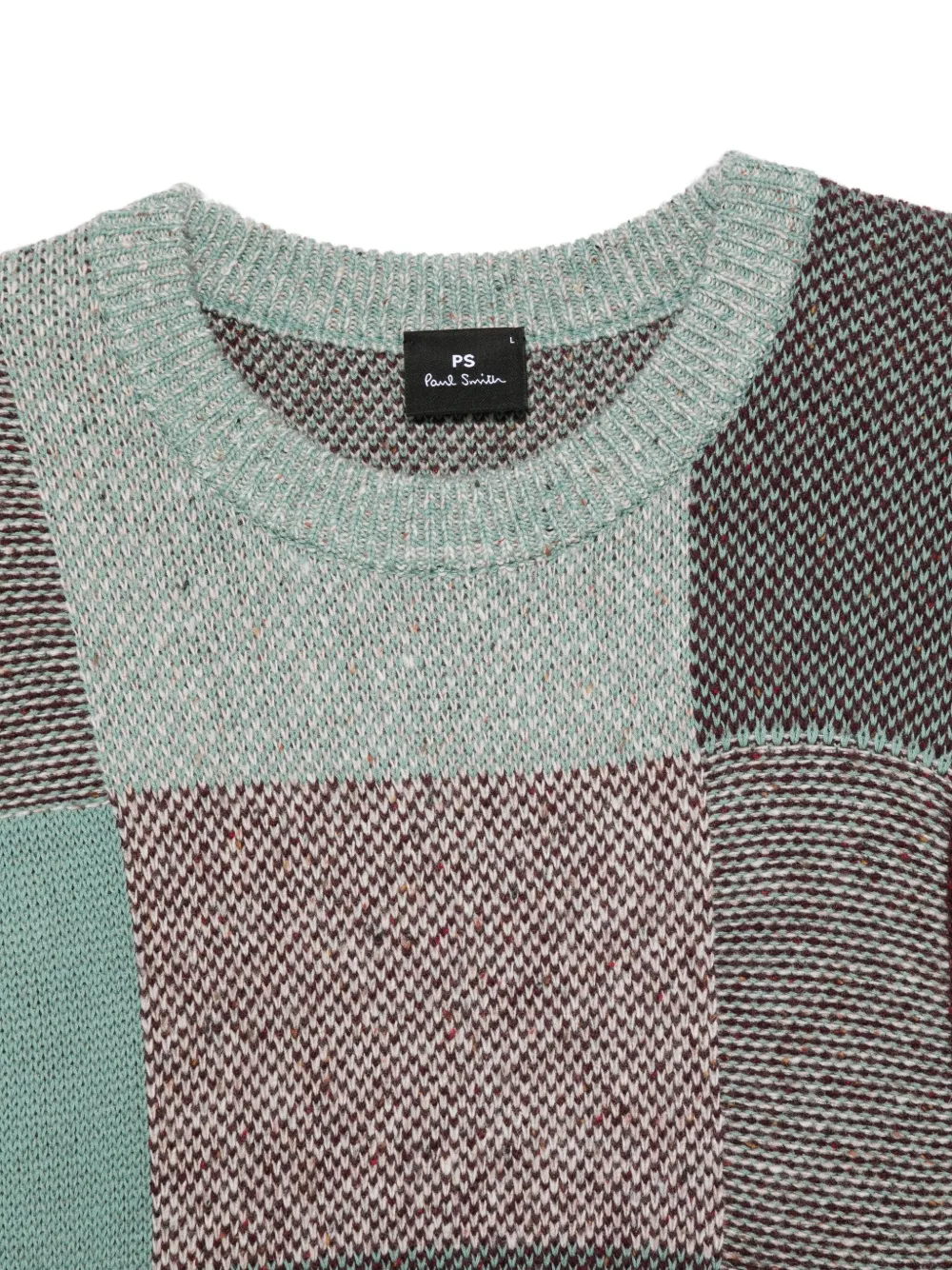 Ps By Paul Smith Ps Paul Smith Blue Sweater In Animal Print