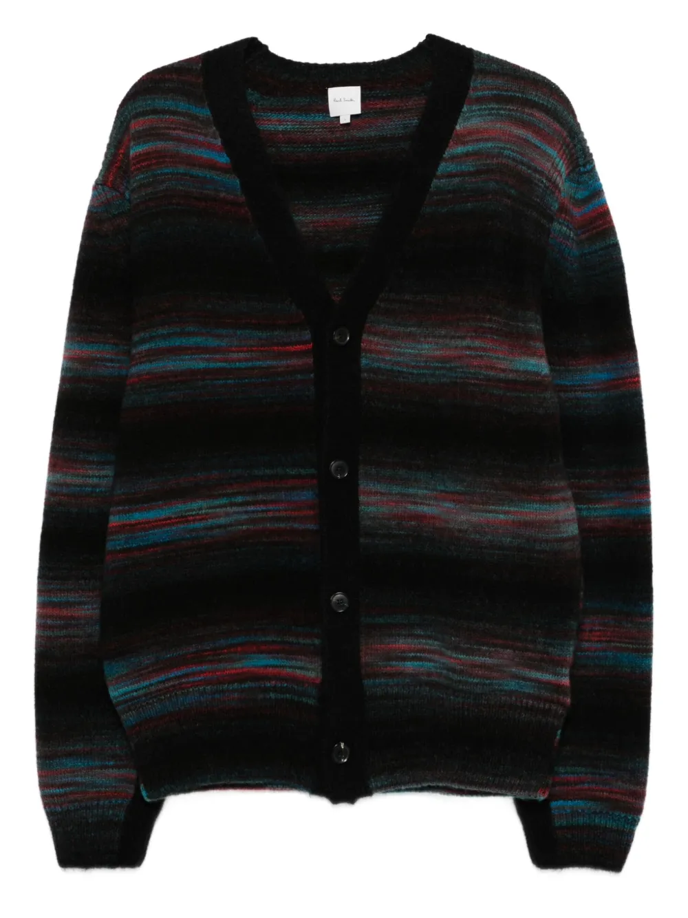 Paul Smith striped button cardigan | Black | Image 1