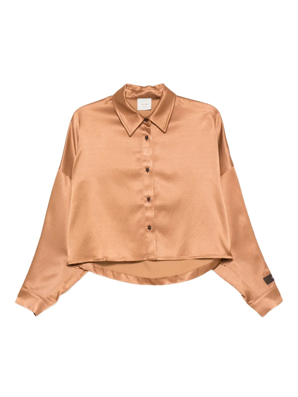 Alysi camisa corta de manga larga | marrón | Image 1