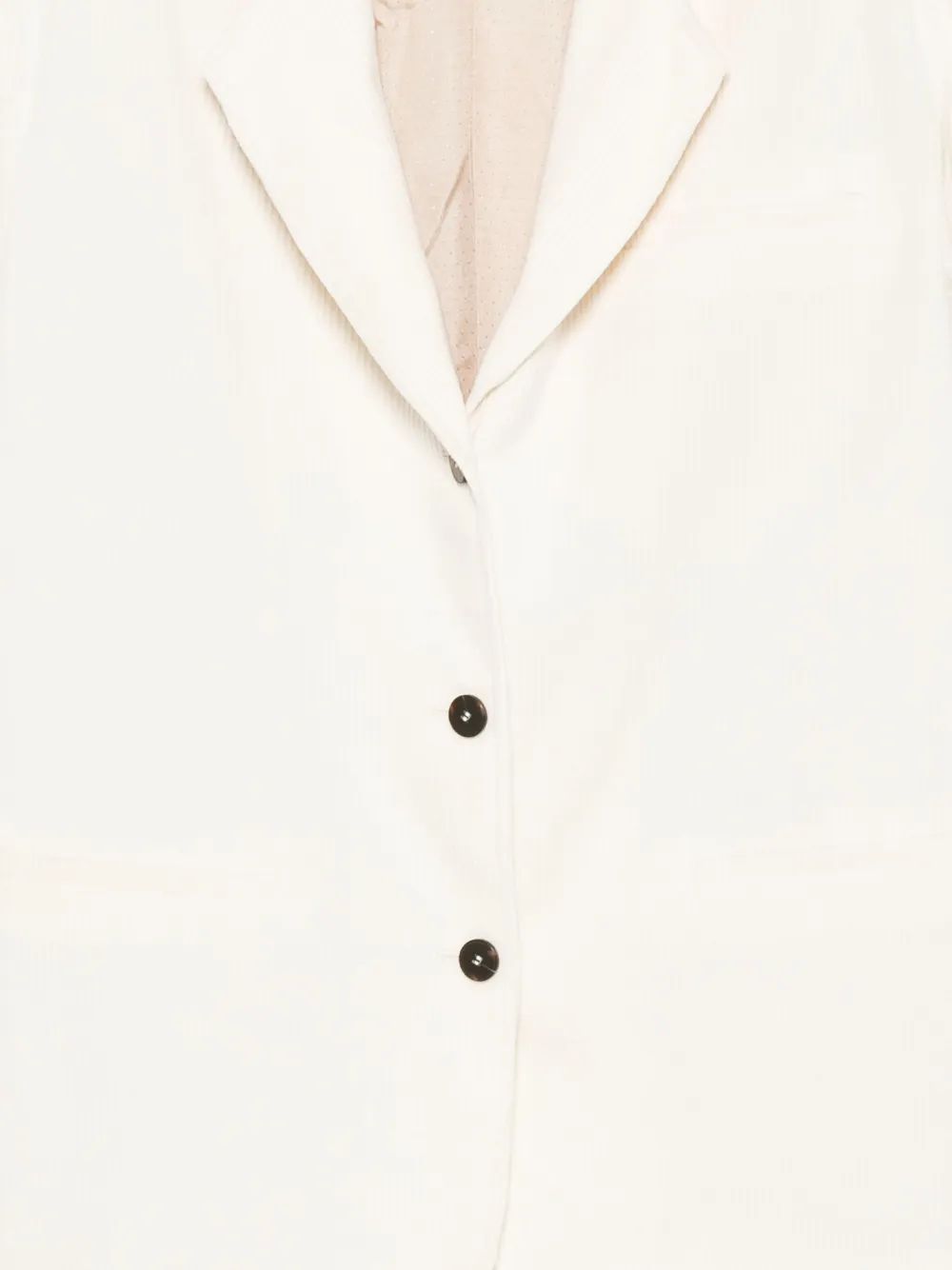 Alysi three-button corduroy blazer Beige