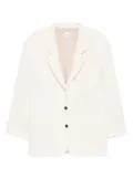 Alysi three-button corduroy blazer - Neutrals