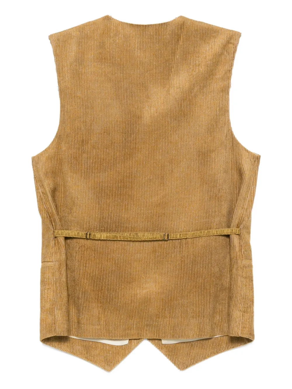 Alysi corduroy button-fastening waistcoat Beige