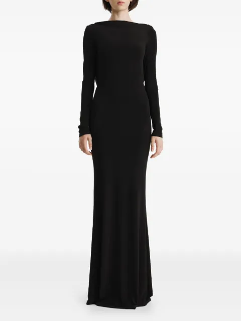 2310 STUDIO cowl-back maxi dress