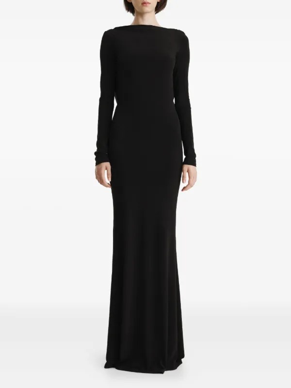 2310 Studio Cowl-back Maxi Dress - Black
