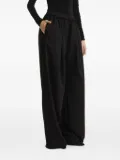 2310 STUDIO elastic-waist wide-leg trousers - Black
