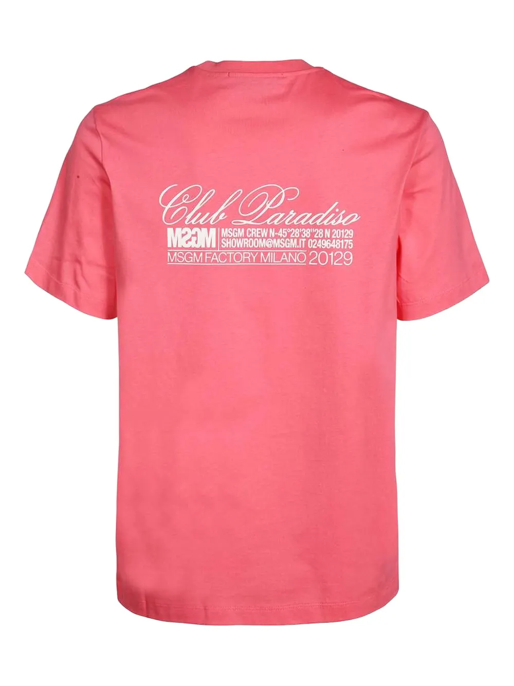 MSGM cocktail-print cotton T-shirt - Roze