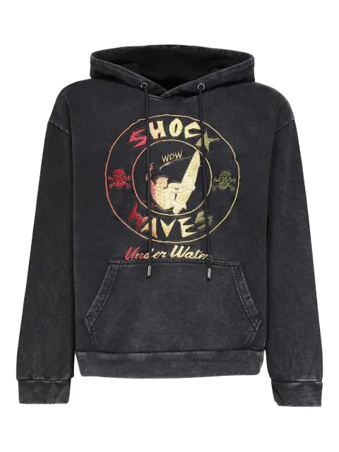 Who Decides War embroidered hoodie