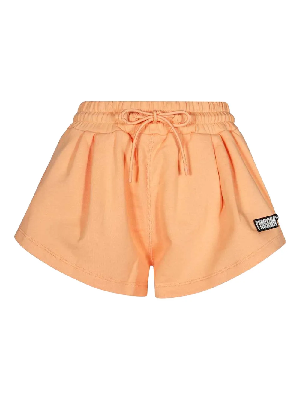 MSGM logo-patch track shorts Oranje