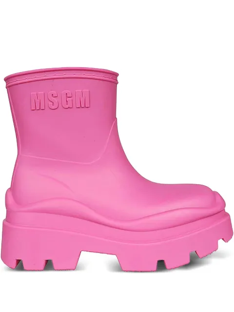 MSGM platform rain boots