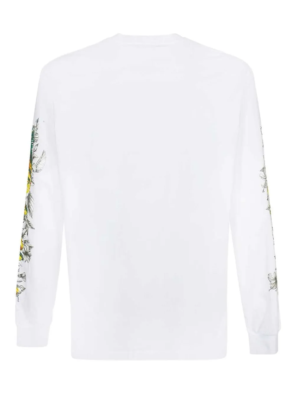 MSGM long-sleeve fruit-print T-shirt - Wit