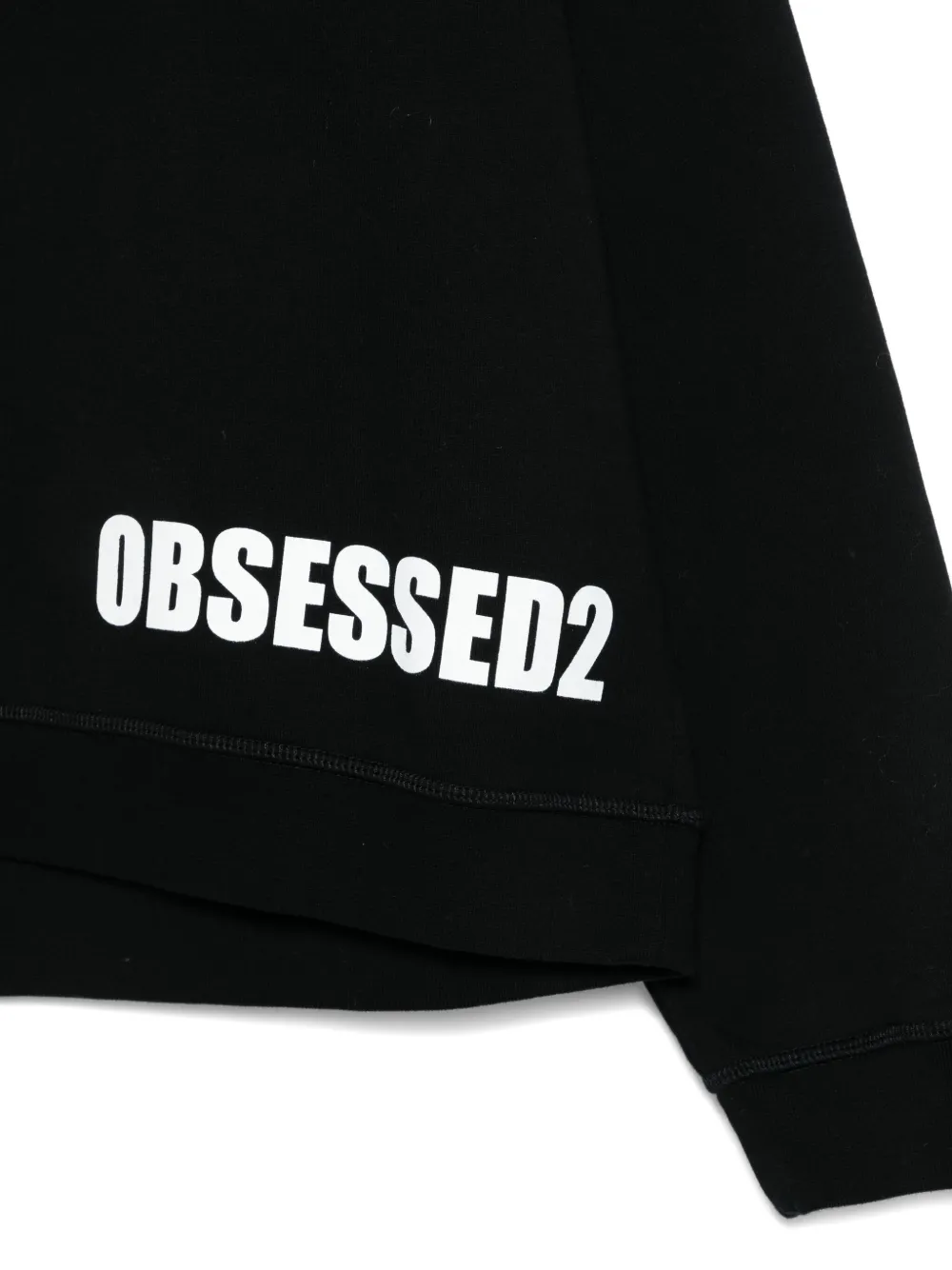 Dsquared2 Obsessed2 Logo Sweatshirt In Black