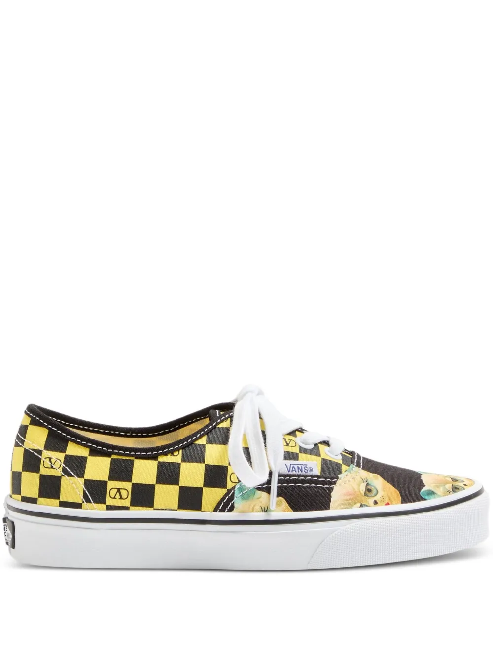 Valentino Garavani x Vans VLogo sneakers met print Geel
