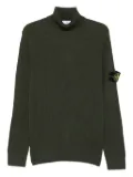 Stone Island ribbed turtleneck sweater - Green