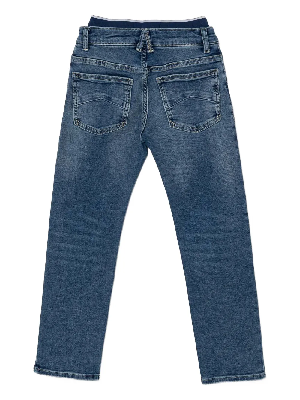 Emporio Armani Kids Jeans met zak Blauw