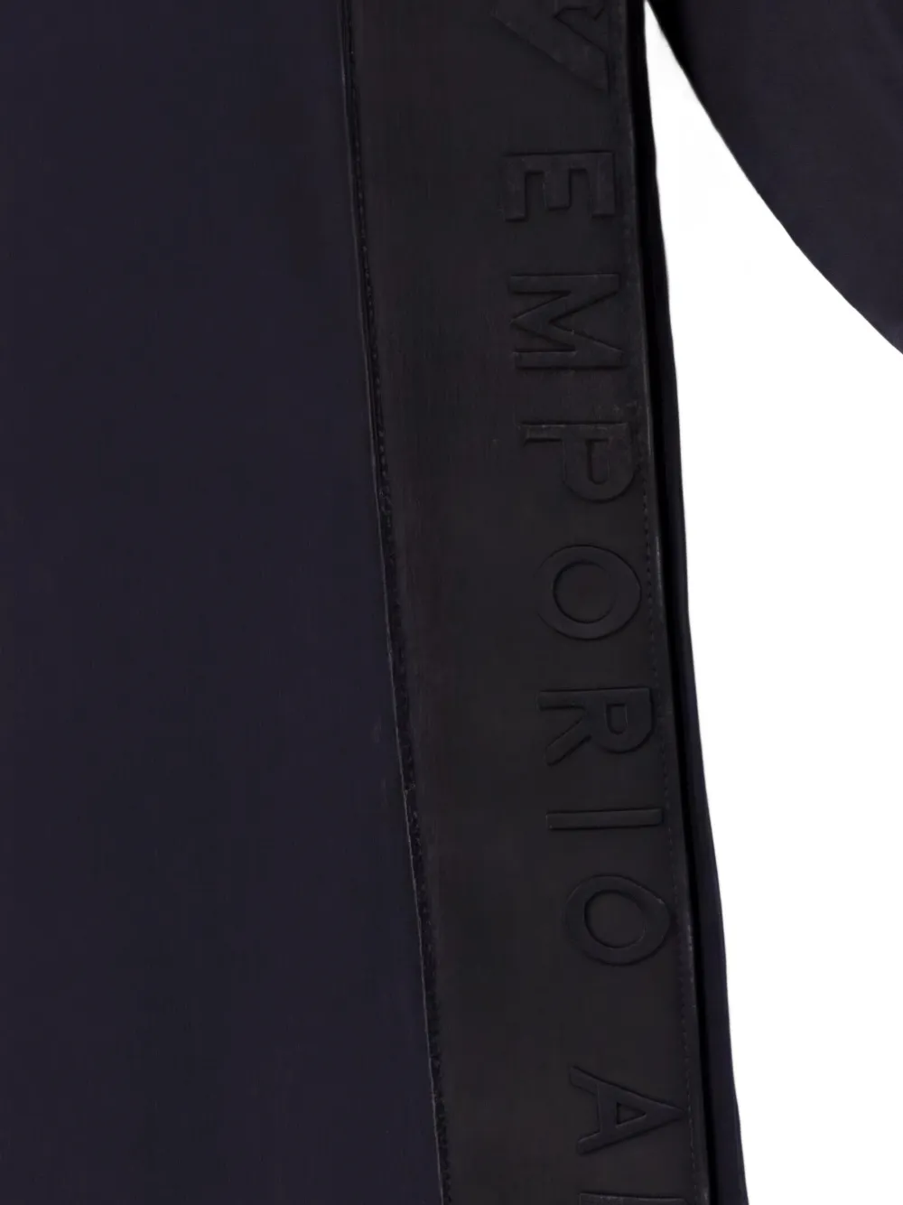 Emporio Armani Kids Jurk met lange mouwen Zwart