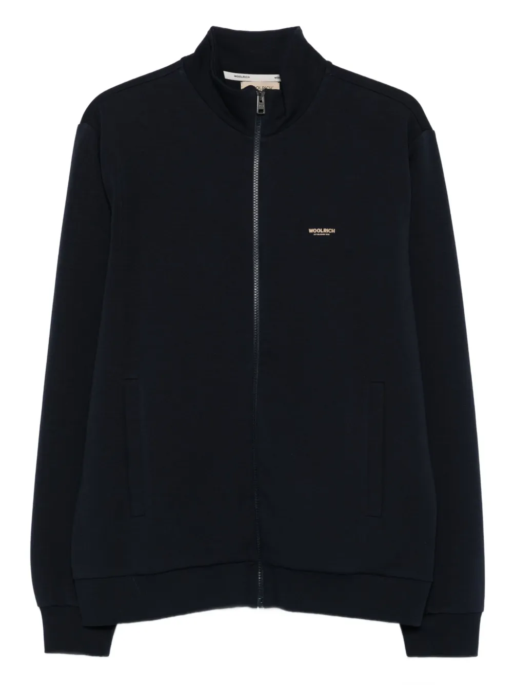 Woolrich zip-up turtleneck sweatshirt | Blue | Image 1