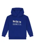Tommy Hilfiger Junior flag-graphic hoodie - Blue