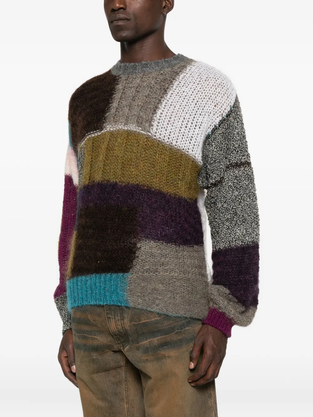 Magliano patchwork sweater Bruin