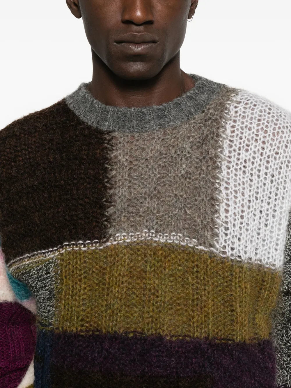 Magliano patchwork sweater Bruin