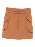 MSGM Kids flap-pocket drawstring skirt - Brown