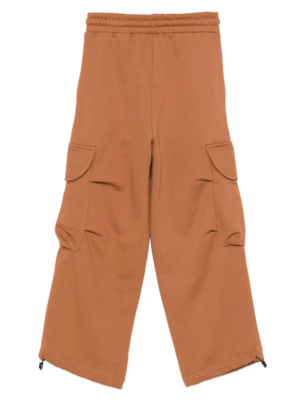 MSGM Kids logo-detail cargo trousers Bruin