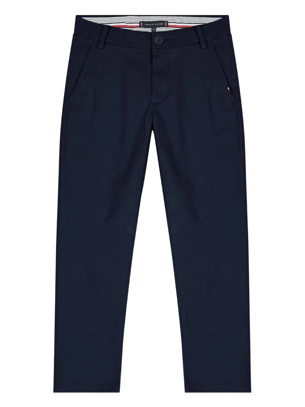 Tommy Hilfiger Junior welt-pocket flag-detail chinos | Blue | Image 1