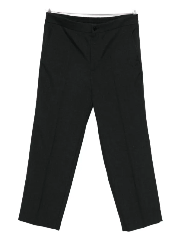 Gucci Pressed-crease Trousers in Grey