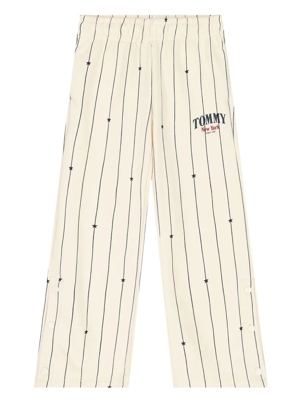 Tommy Hilfiger Junior Striped-pattern Track Pants In Neutral