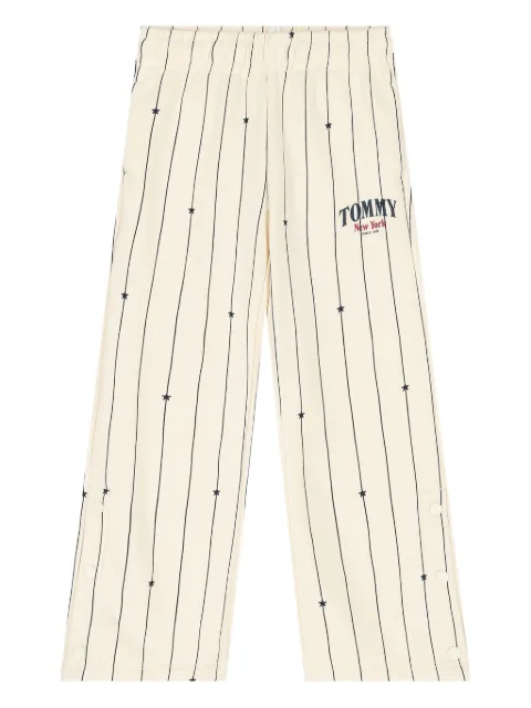 Tommy Hilfiger Junior striped-pattern track pants