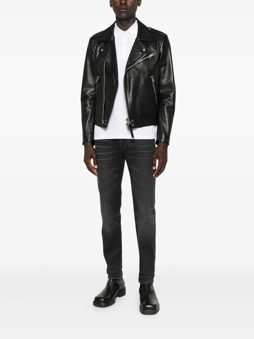 Salvatore Santoro Jeans met effect - Zwart