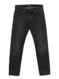 Salvatore Santoro whiskering-effect jeans - Black