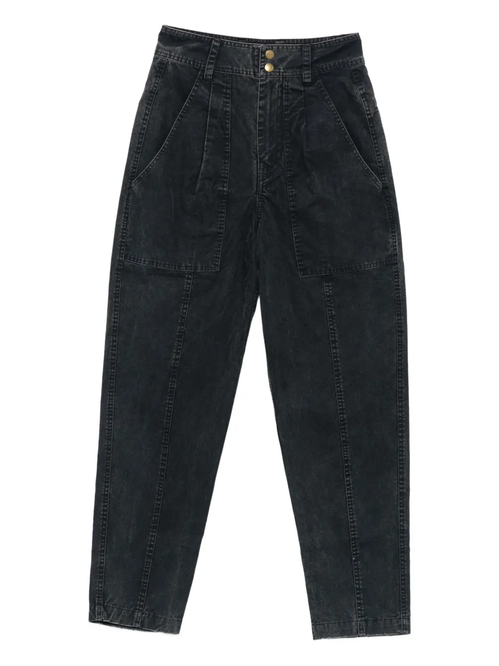 Isabel Marant Étoile Pleated Jeans In Blue